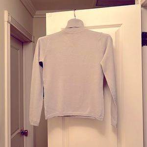 Banana Republic turtleneck in grayish blue